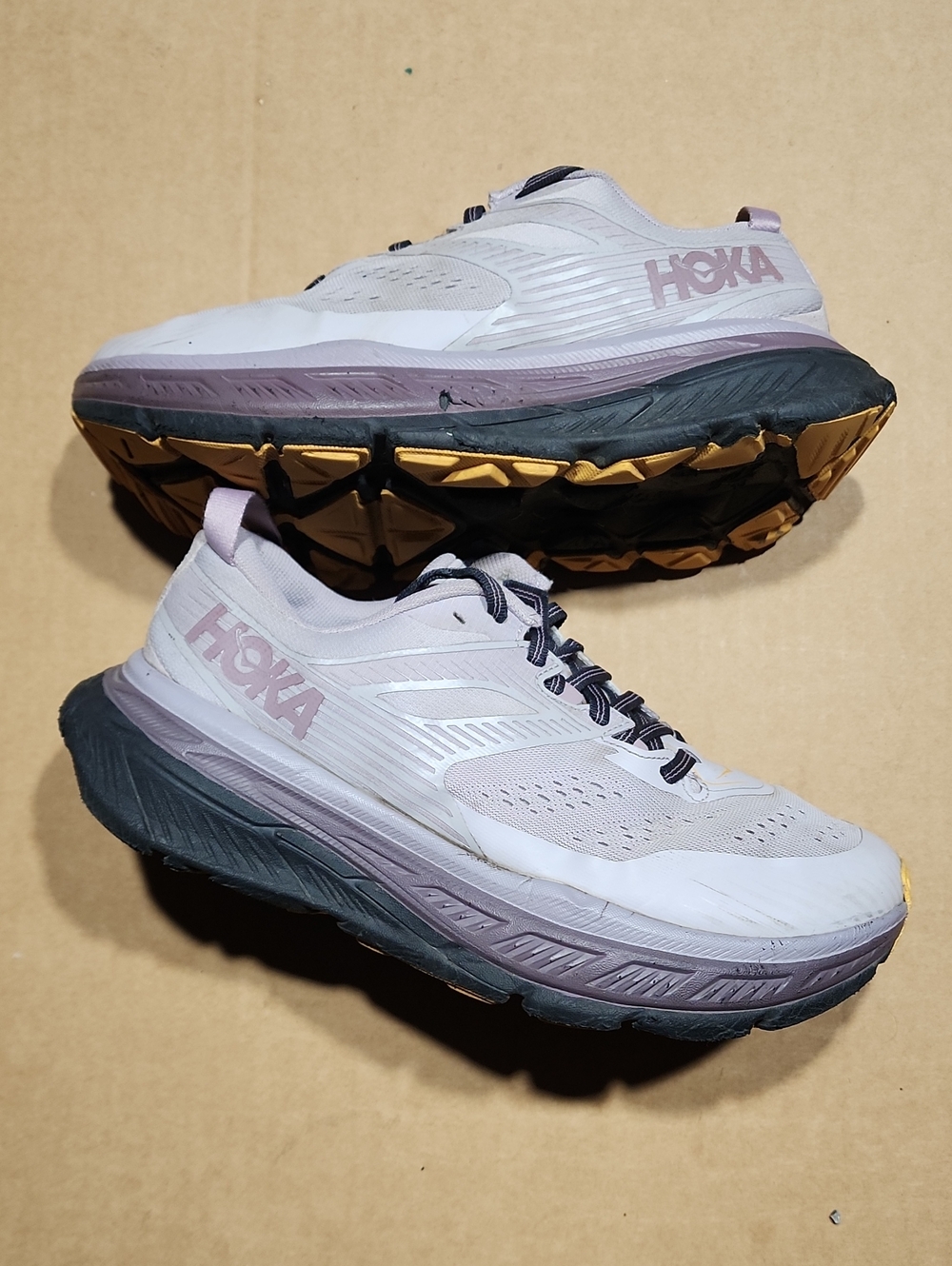 HOKA ONE ONE STINSON ATR 6 WOMEN'S LILAC MARBLE BLUE GRAPHITE Sz 8.5